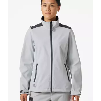 Helly Hansen Manchester 2.0 women's softshell jacket, Grey fog/Ebony