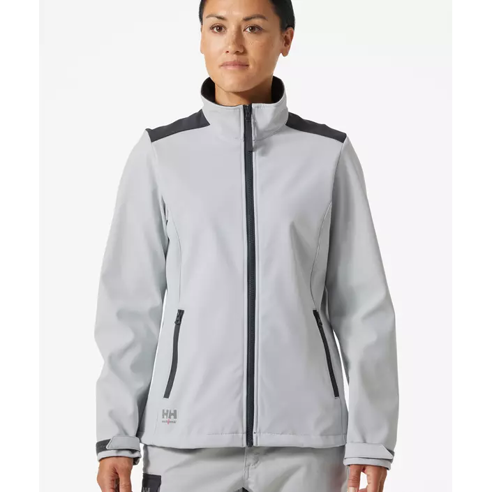 Helly Hansen Manchester 2.0 women's softshell jacket, Grey fog/Ebony, large image number 1