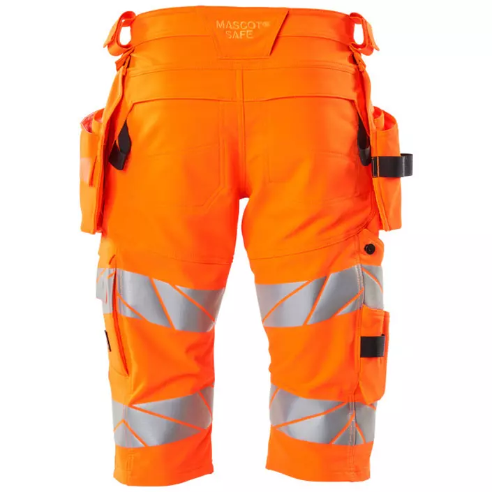 Mascot Accelerate Safe craftsman shorts Full stretch, Hi-vis Orange, large image number 1