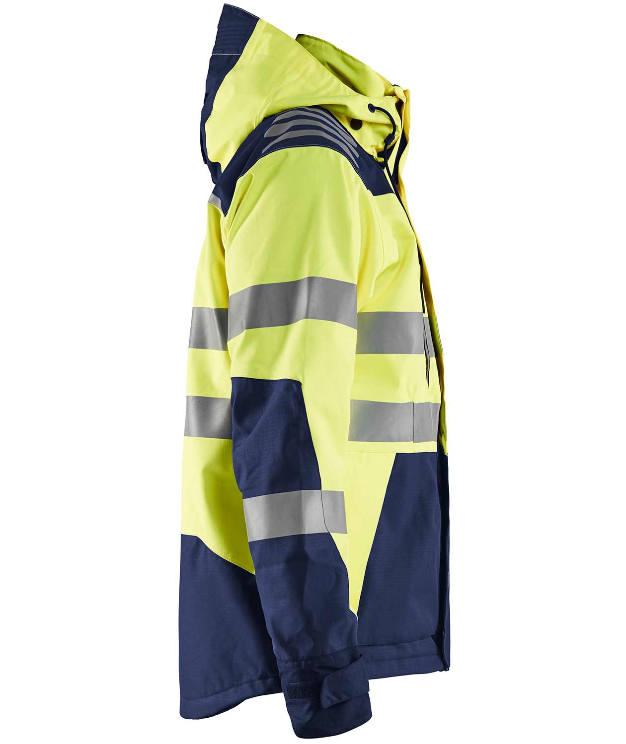 Bl&aring;kl&auml;der shell jacket, Hi-vis Yellow/Marine, large image number 3