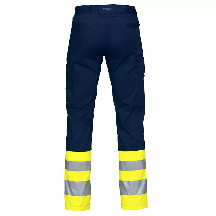 ProJob arbetsbyxa 6523, Marin/Hi-Vis gul, large image number 2
