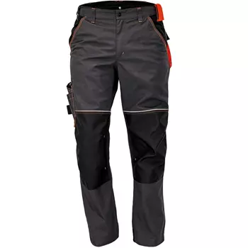Cerva Knoxfield work trousers, Grey/Red