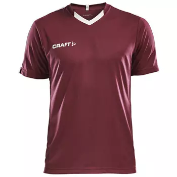 Craft Progress Jersey Contrast T-skjorte, Maroon