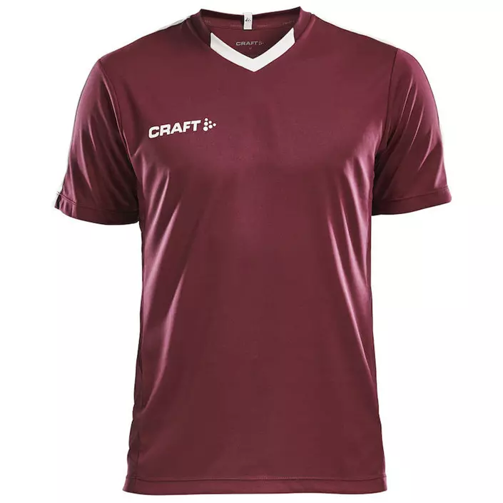 Craft Progress Jersey Contrast T-skjorte, Maroon, large image number 0