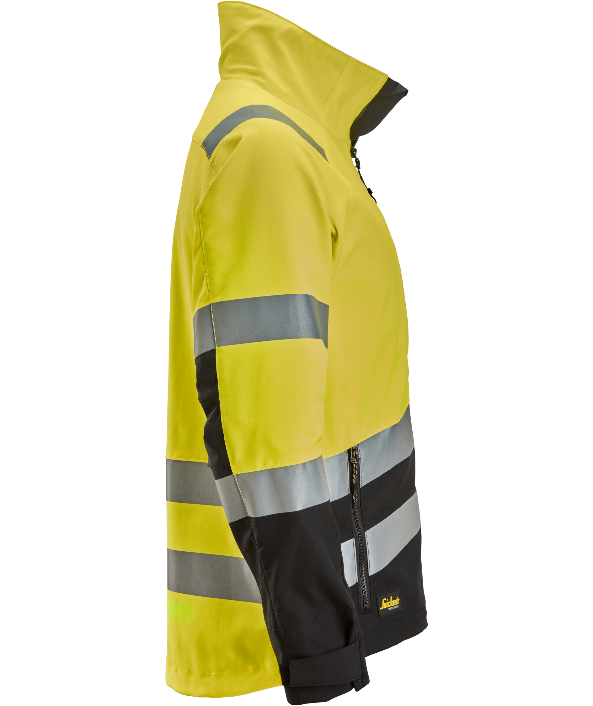 Snickers arbetsjacka 1532, Varsel Gul/Svart, large image number 2