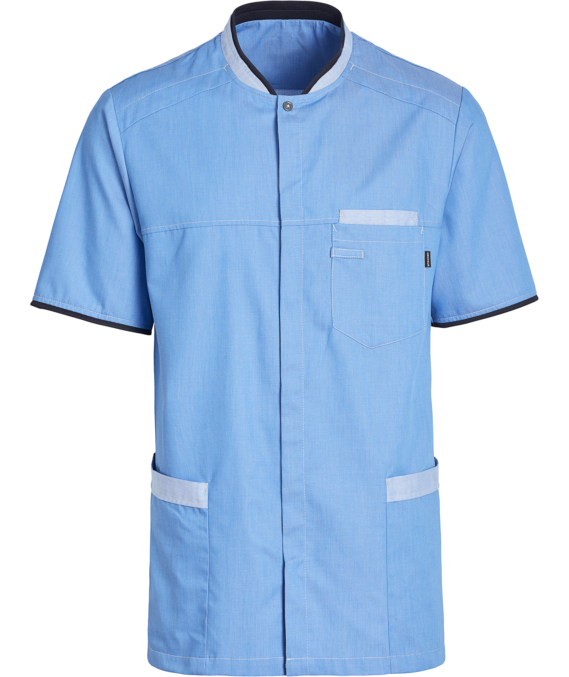 Kentaur short-sleeved shirt, Super blue, Super blue, swatch