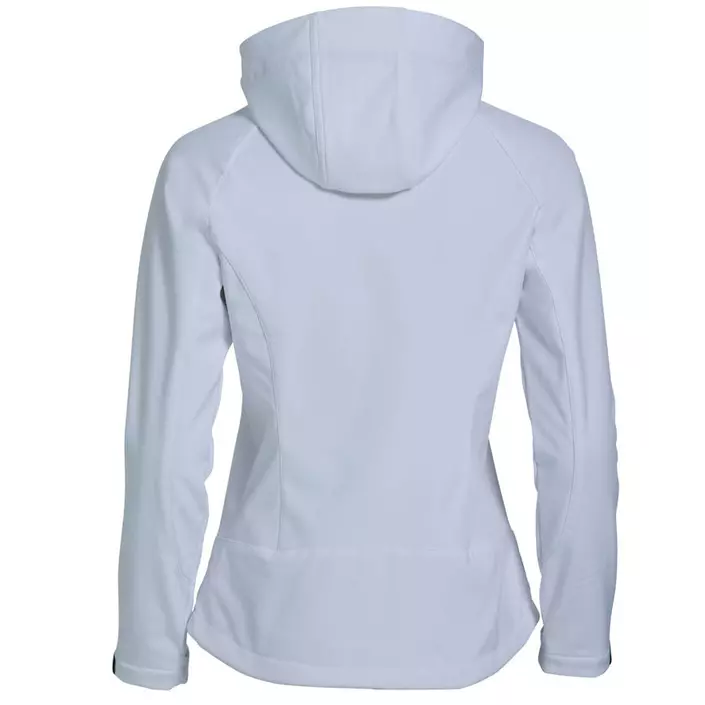 Clique Milford women's softshell jacket, White, large image number 1