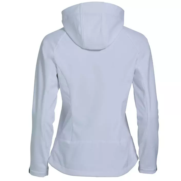 Clique Milford women's softshell jacket, White, large image number 1