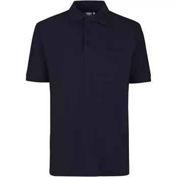 ID PRO Wear Polo shirt with chest pocket, Marine Blue