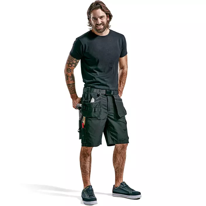 Blåkläder Lightweight craftsman shorts X1526, Black, large image number 1