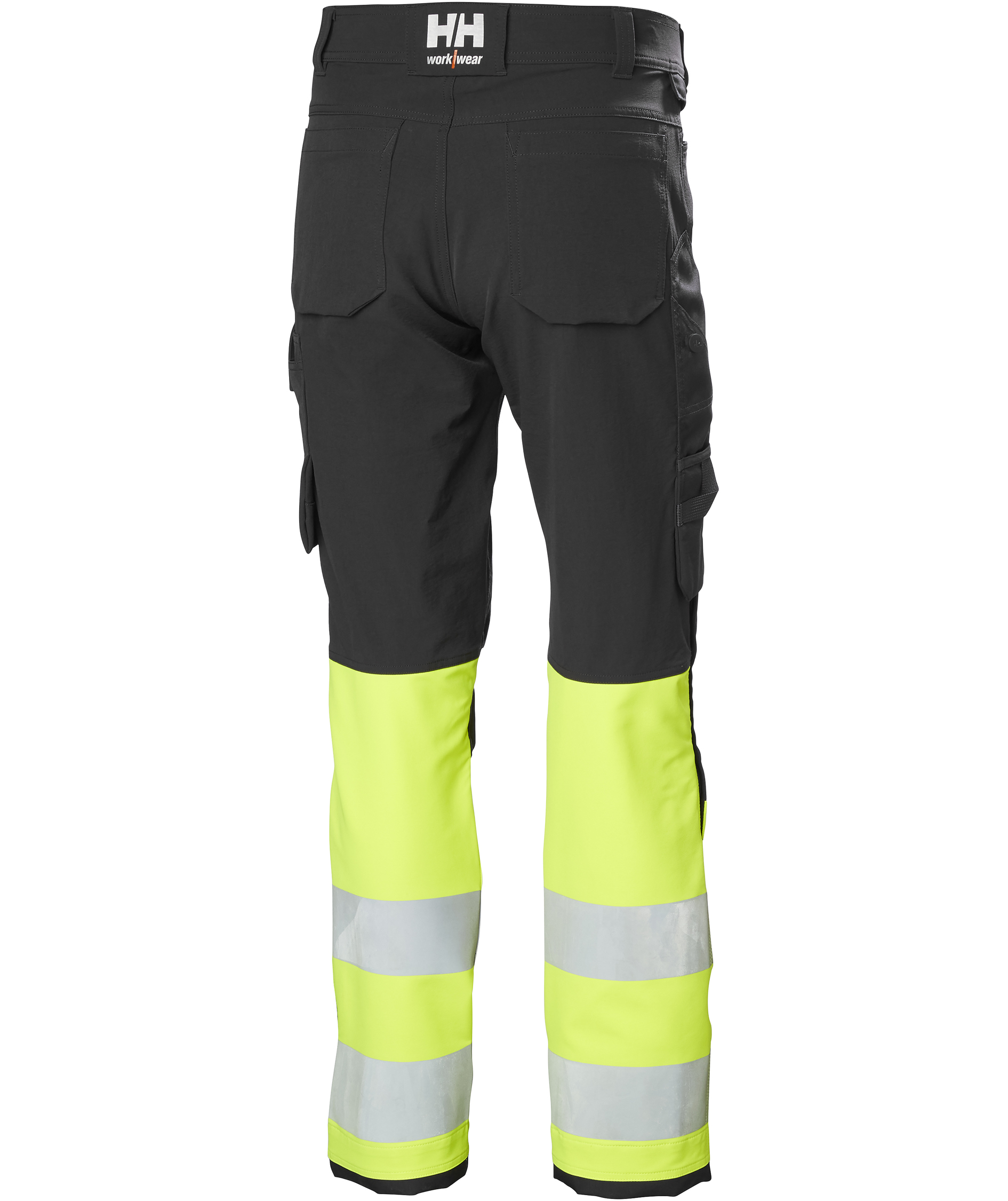 Helly Hansen Alna 4X Connect&trade; work trousers full stretch, Hi-vis yellow/Ebony, large image number 2