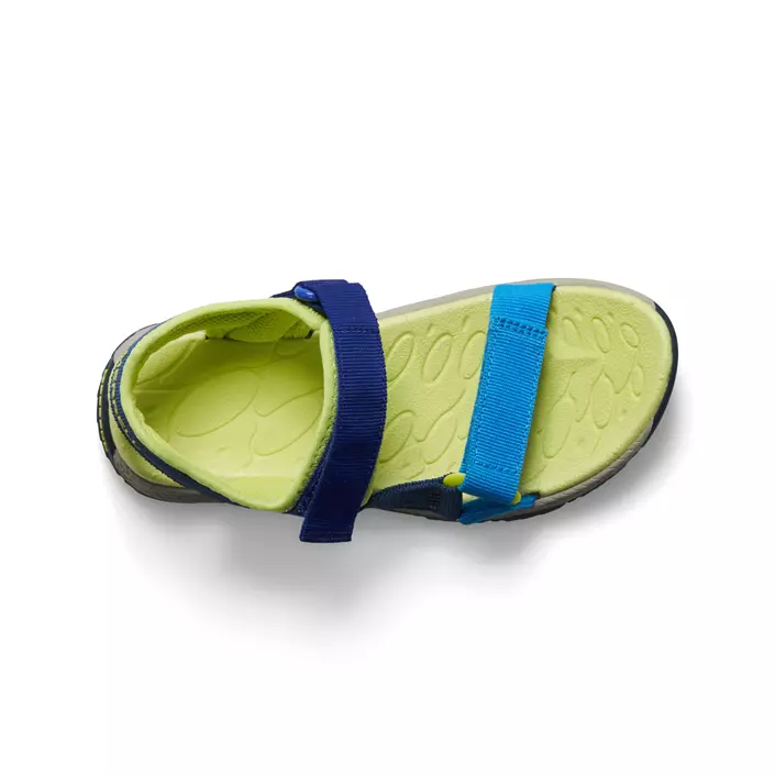 Merrell Kahuna Web sandaler til børn, Blue/Navy/Lime, large image number 3