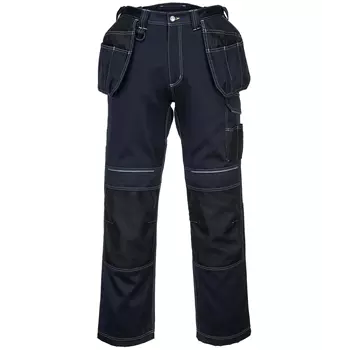 Portwest Urban craftsmens trousers T602, Marine Blue/Black