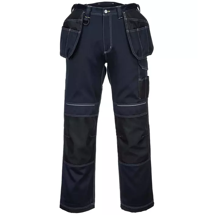 Portwest Urban craftsmens trousers T602, Marine Blue/Black, large image number 0