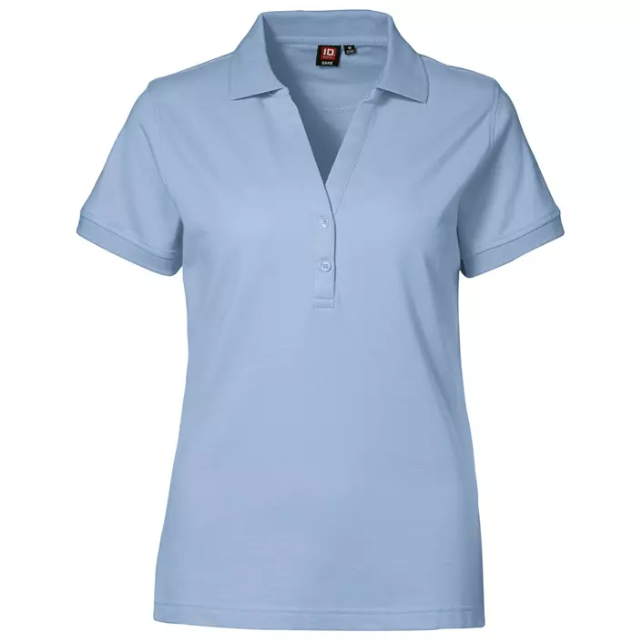 ID Pique women's Polo shirt, Lightblue, large image number 0
