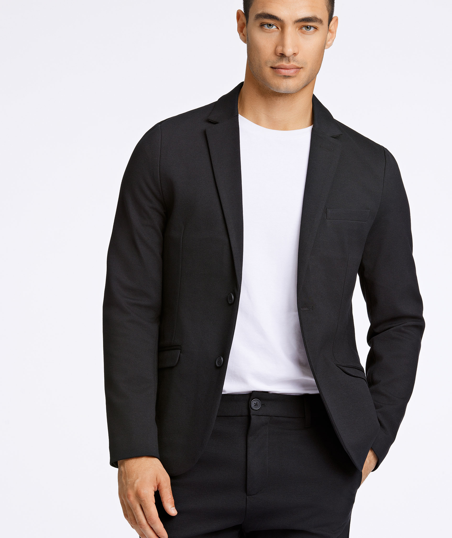 Lindbergh Superflex slim fit blazer, Black, large image number 5