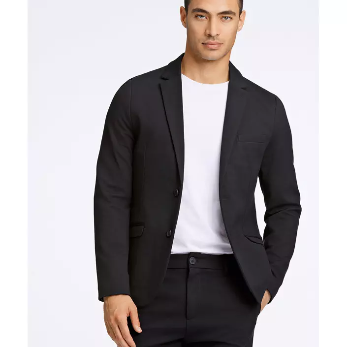 Lindbergh Superflex slim fit kavaj, Black, large image number 5