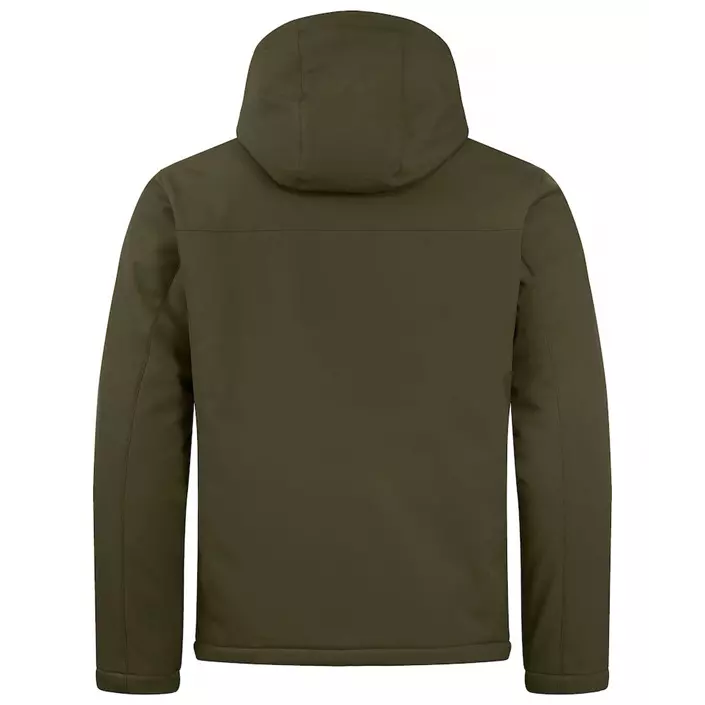 Clique lined softshell jacket, Fog Green, large image number 1