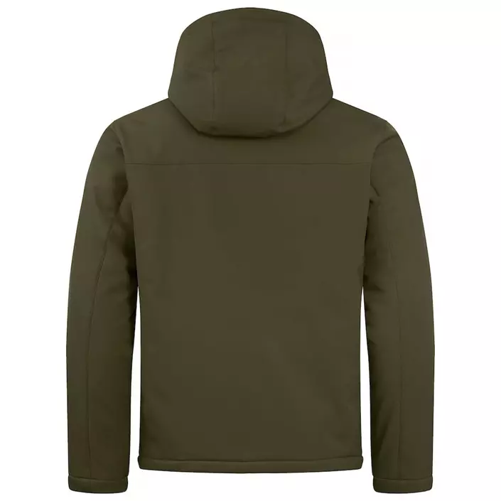 Clique lined softshell jacket, Fog Green, large image number 1