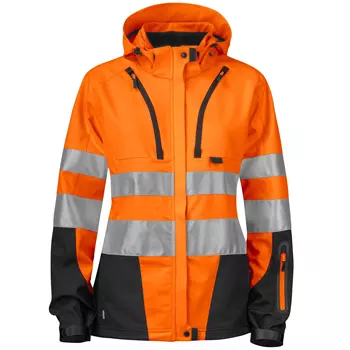 ProJob women's shell jacket 6423, Orange/Black