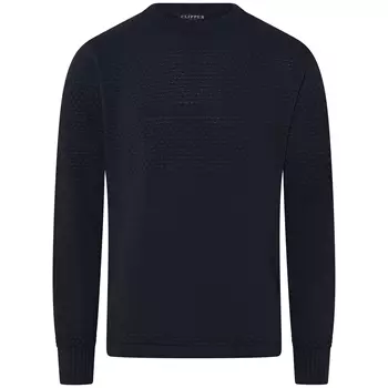 Clipper Aarhus knitted pullover, Night Blue