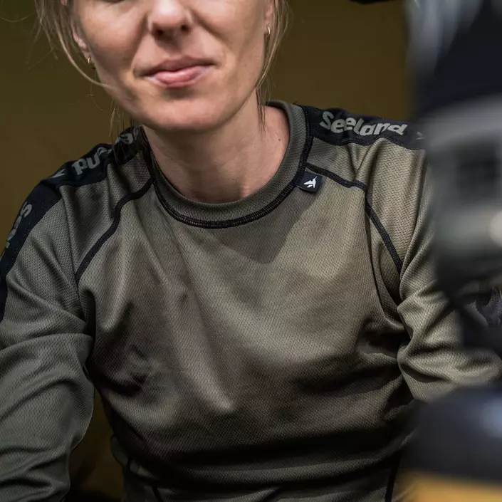 Seeland Crest Lea baselayerset dam, Grape leaf, large image number 6