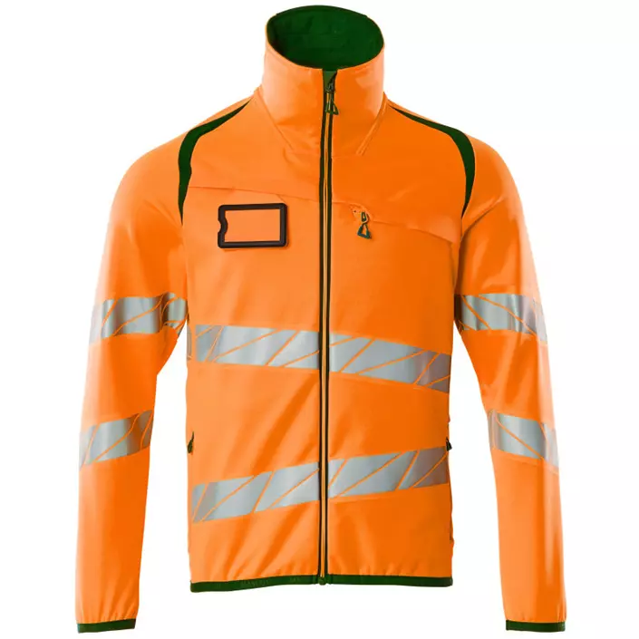 Mascot Accelerate Safe fleece jacket, Hi-Vis Orange/Moss, large image number 0