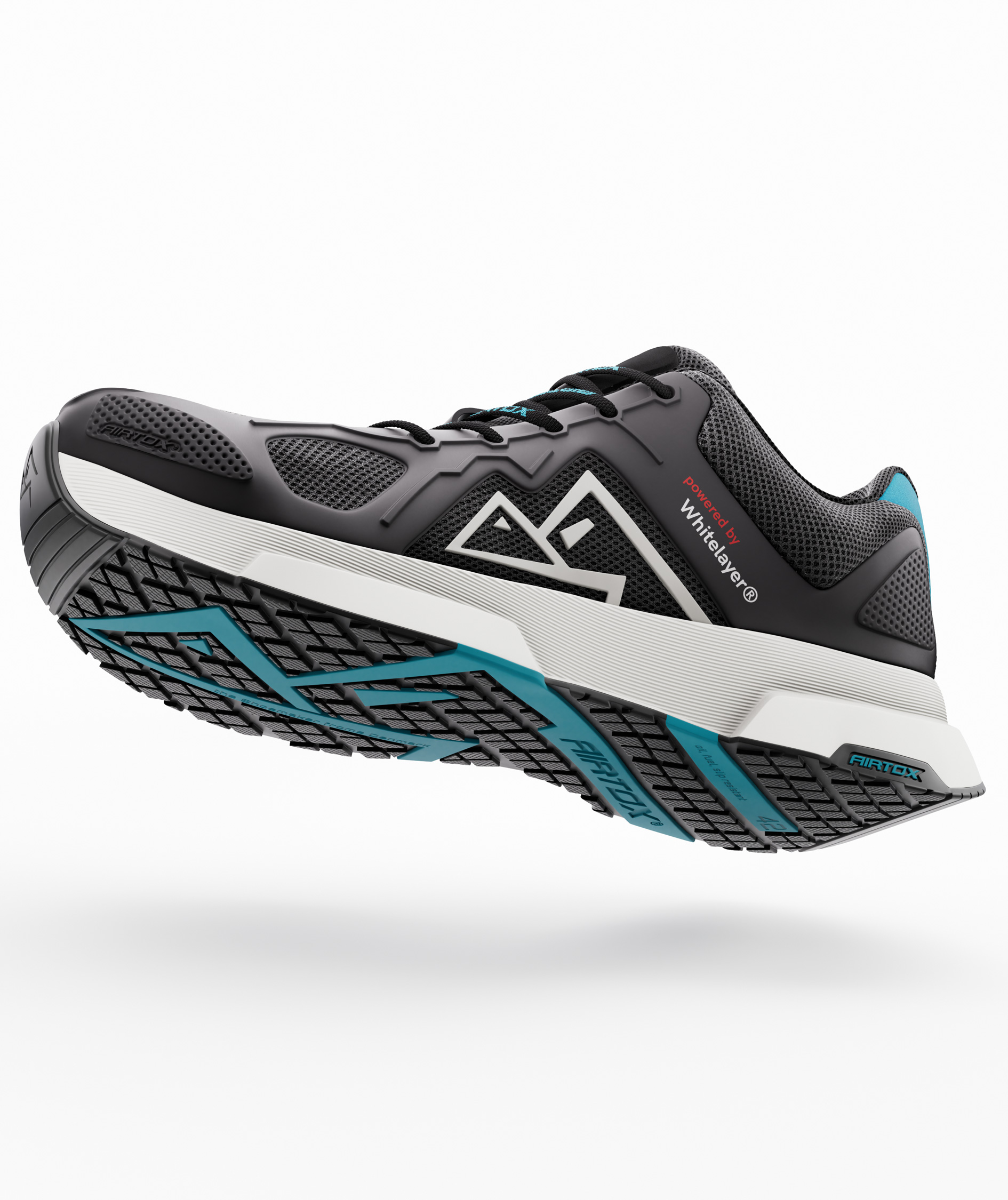 Airtox FM1 safety shoes S1P, Black/White