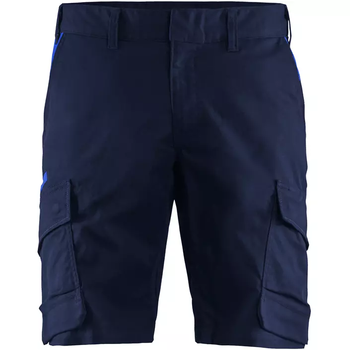 Blåkläder work shorts, Marine Blue/Cobalt Blue, large image number 0