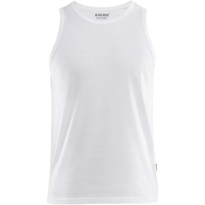 Blåkläder tanktop, Hvid, large image number 0