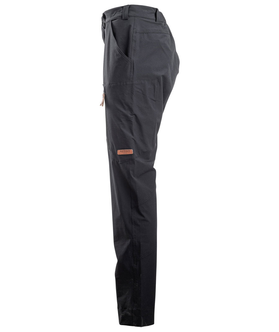 Kramp Active women's service trousers full stretch, Charcoal, large image number 3