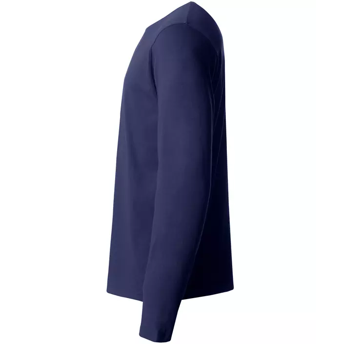 Clique Basic-T langermet T-skjorte, Dark navy, large image number 3