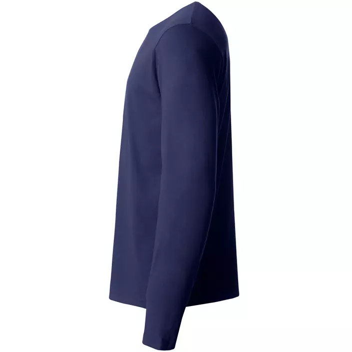 Clique Basic-T langermet T-skjorte, Dark navy, large image number 3