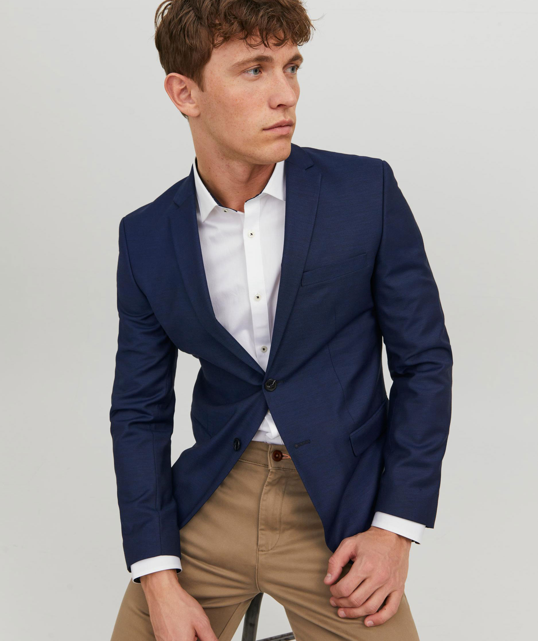 Jack & Jones Premium JPRSOLARIS Blazer, Dark navy, large image number 4