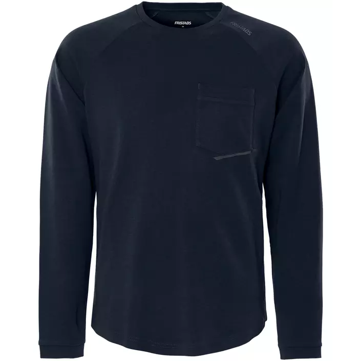 Fristads long-sleeved T-shirt 7821 GHT, Dark Marine Blue, large image number 0