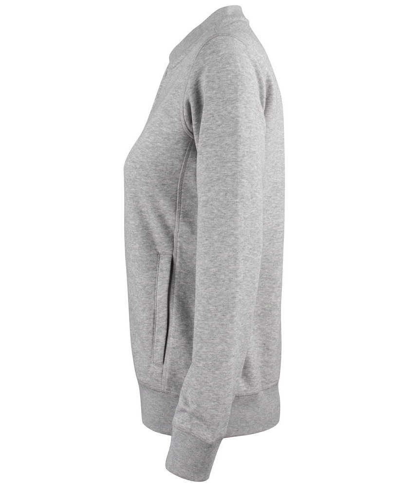 Clique Premium OC Damen Cardigan, Grau Meliert, large image number 3