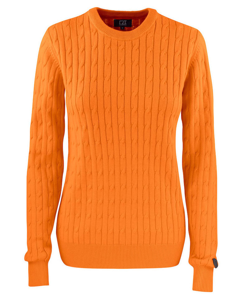 Cutter & Buck Damen Strickpullover, Orange