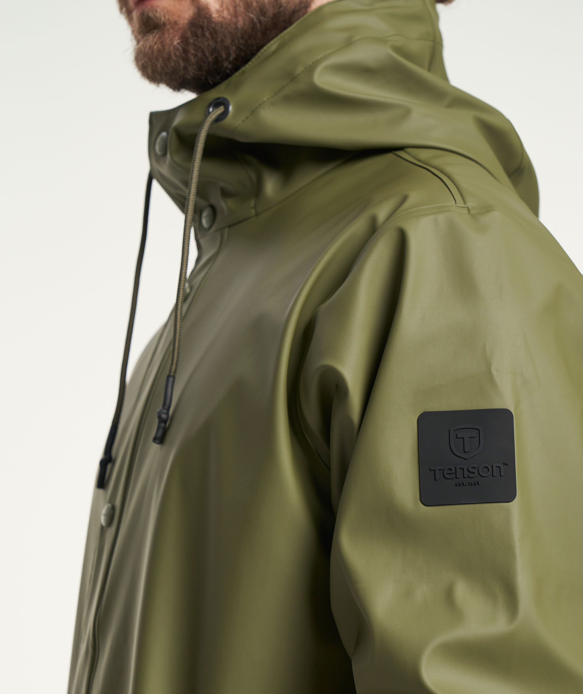 Tenson Apelviken regnjacka, Olivgr&ouml;n, large image number 6