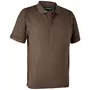 Deerhunter Gunnar polo shirt, Brown Leaf Melange
