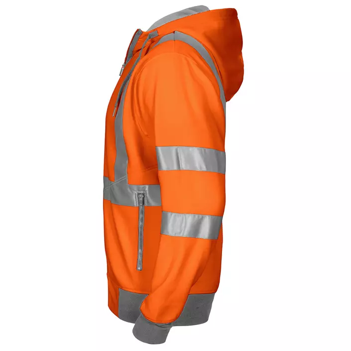 ProJob hoodie 6104, Orange/Grey, large image number 1