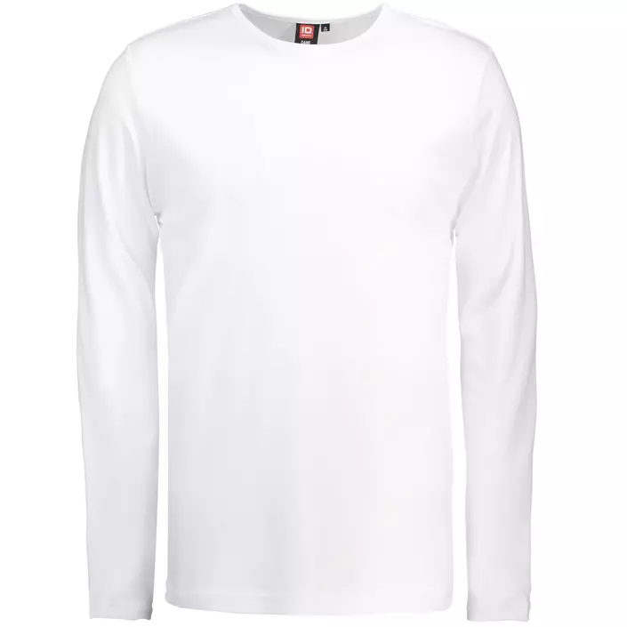 ID Interlock langærmet T-shirt, Hvid, large image number 0