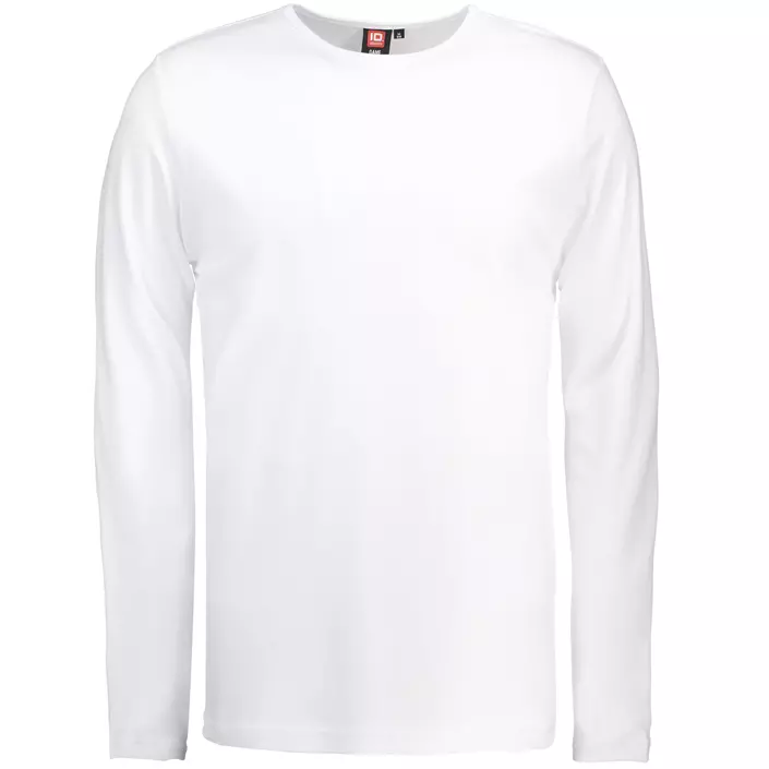 ID Identity Interlock långärmad T-shirt, Vit, large image number 0