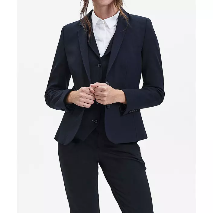 Sunwill Extreme Flexibility Modern fit women's blazer, Navy, large image number 1