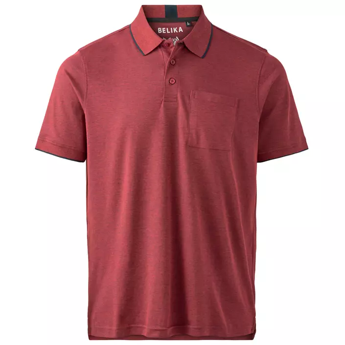 Belika Valencia polo T-skjorte, Warm Red Melange, large image number 0