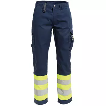 Tranemo CE-ME work trousers, Hi-vis Yellow/Marine