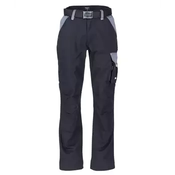 Kramp Original work trousers with belt, Black/Grey