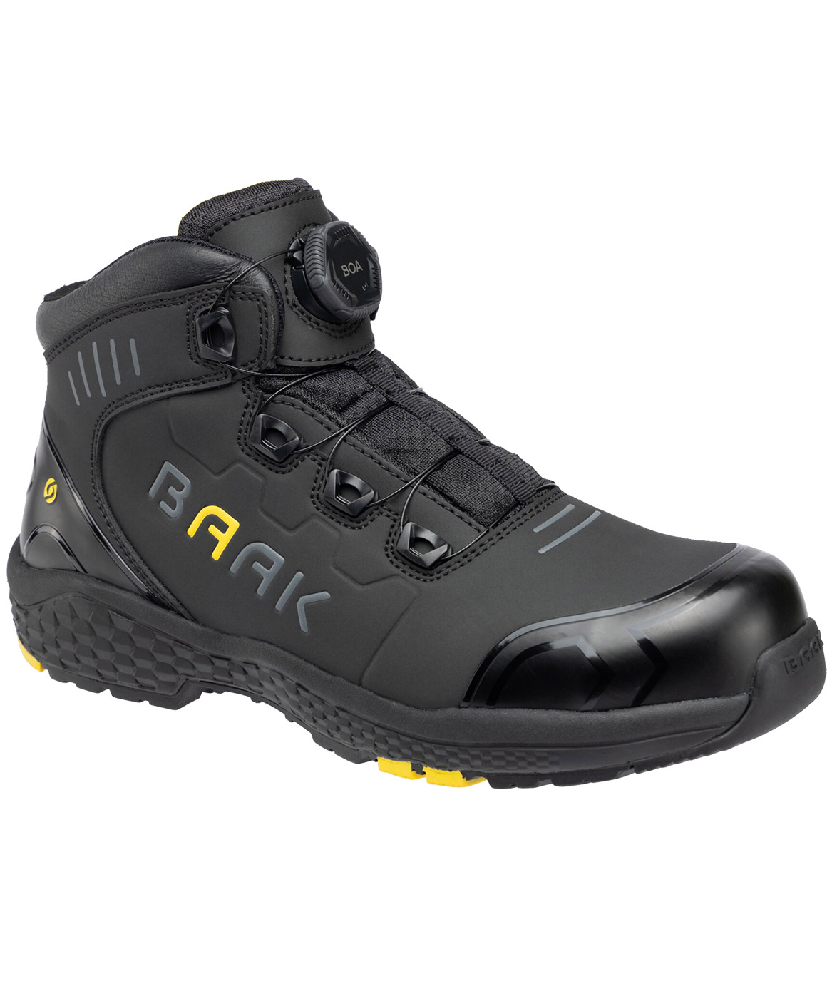 BAAK Alexander safety boots, Black/Yellow, large image number 0