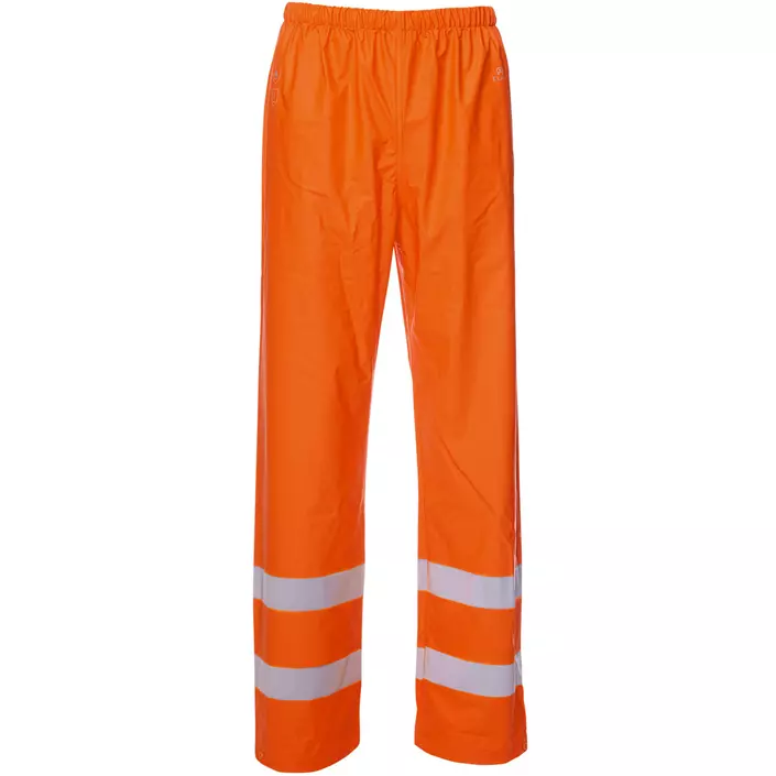 Elka SecureTech Multinorm PU rain trousers, Hi-vis Orange, large image number 0