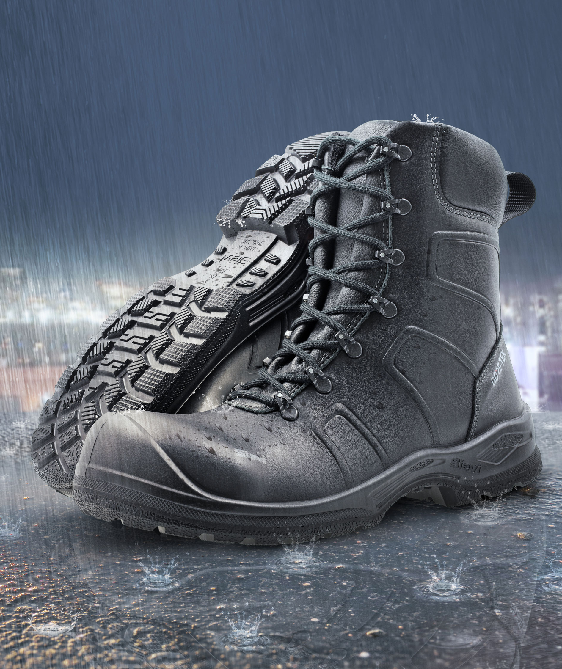 Sievi GT 25+ skyddsst&ouml;vlar dam S7, Svart, large image number 2