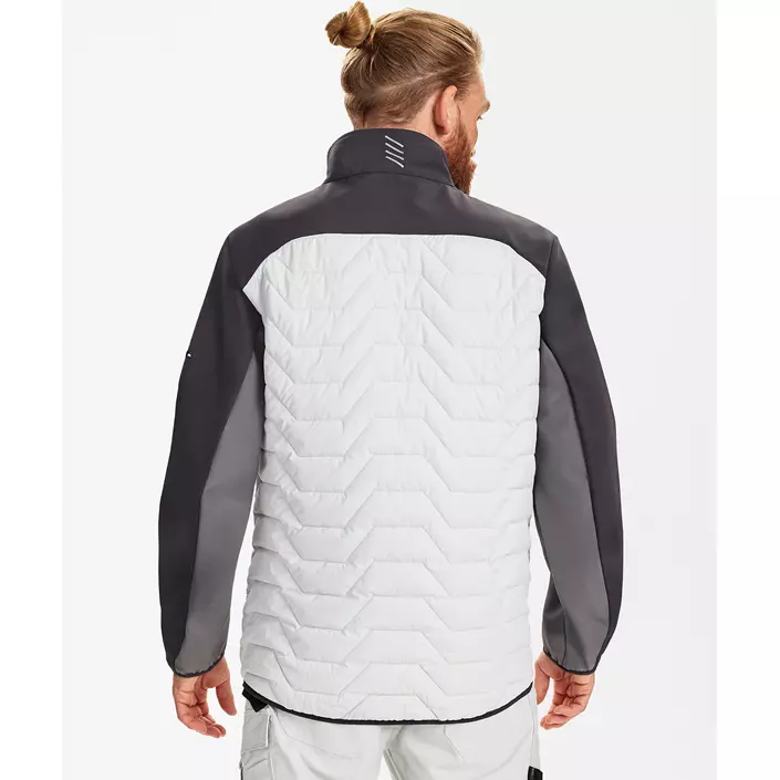 Engel Entire hybridjacka, Bone White/Anthracite Grey, large image number 4
